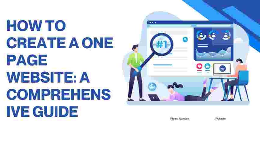 How to Create a One Page Website: A Comprehensive Guide