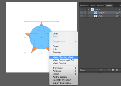 how to make clipping mask in illustrator