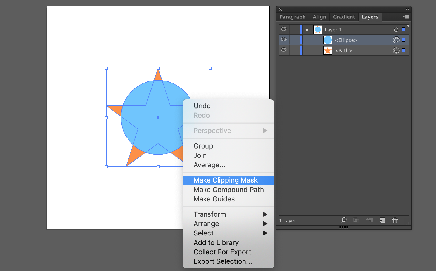 how to make clipping mask in illustrator