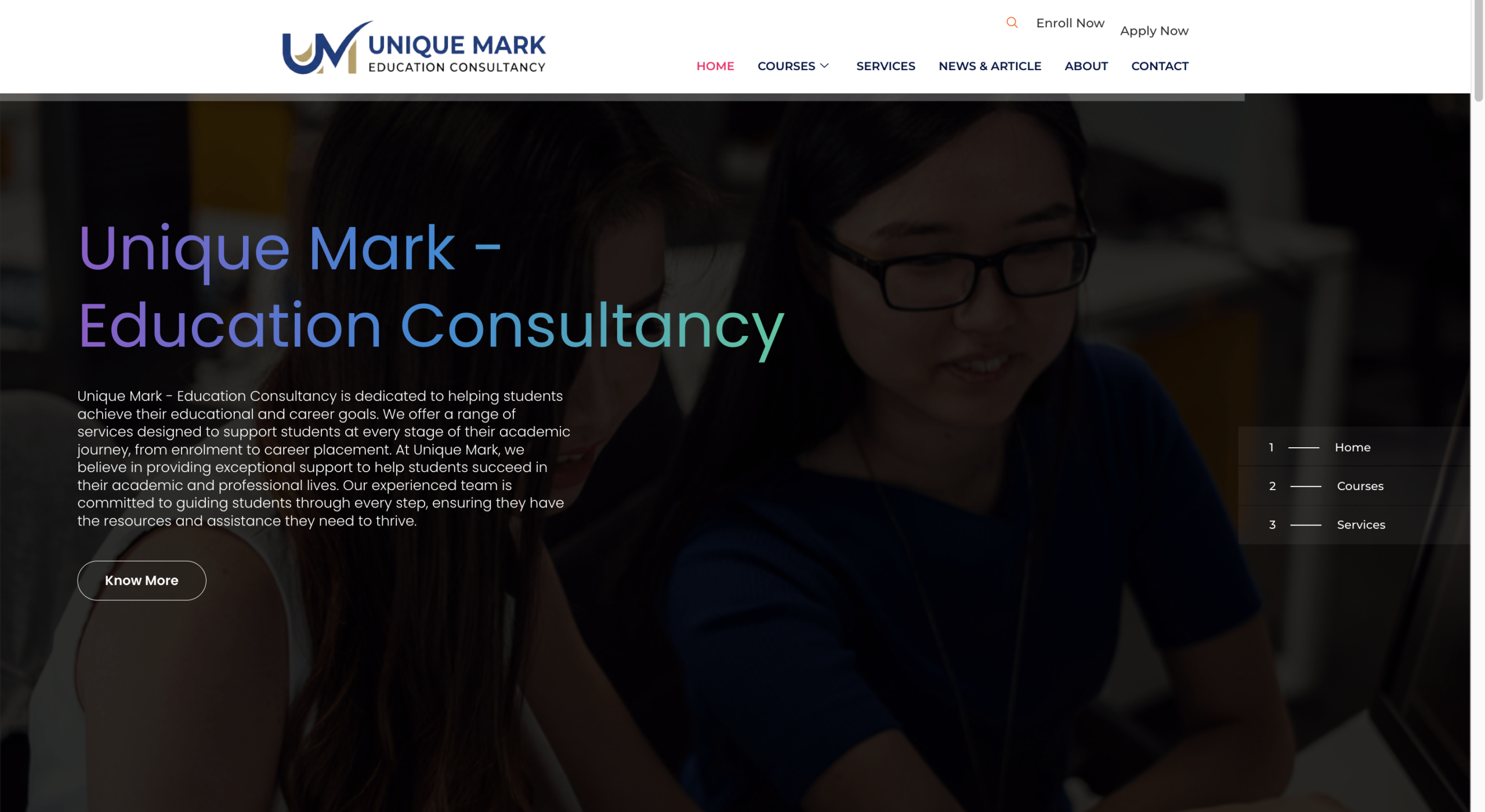 Unique Mark - Education Consultancy