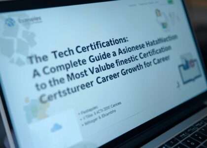 Examples Tech Certifications: A Complete Guide to the Most Valuable Certifications for Career Growth