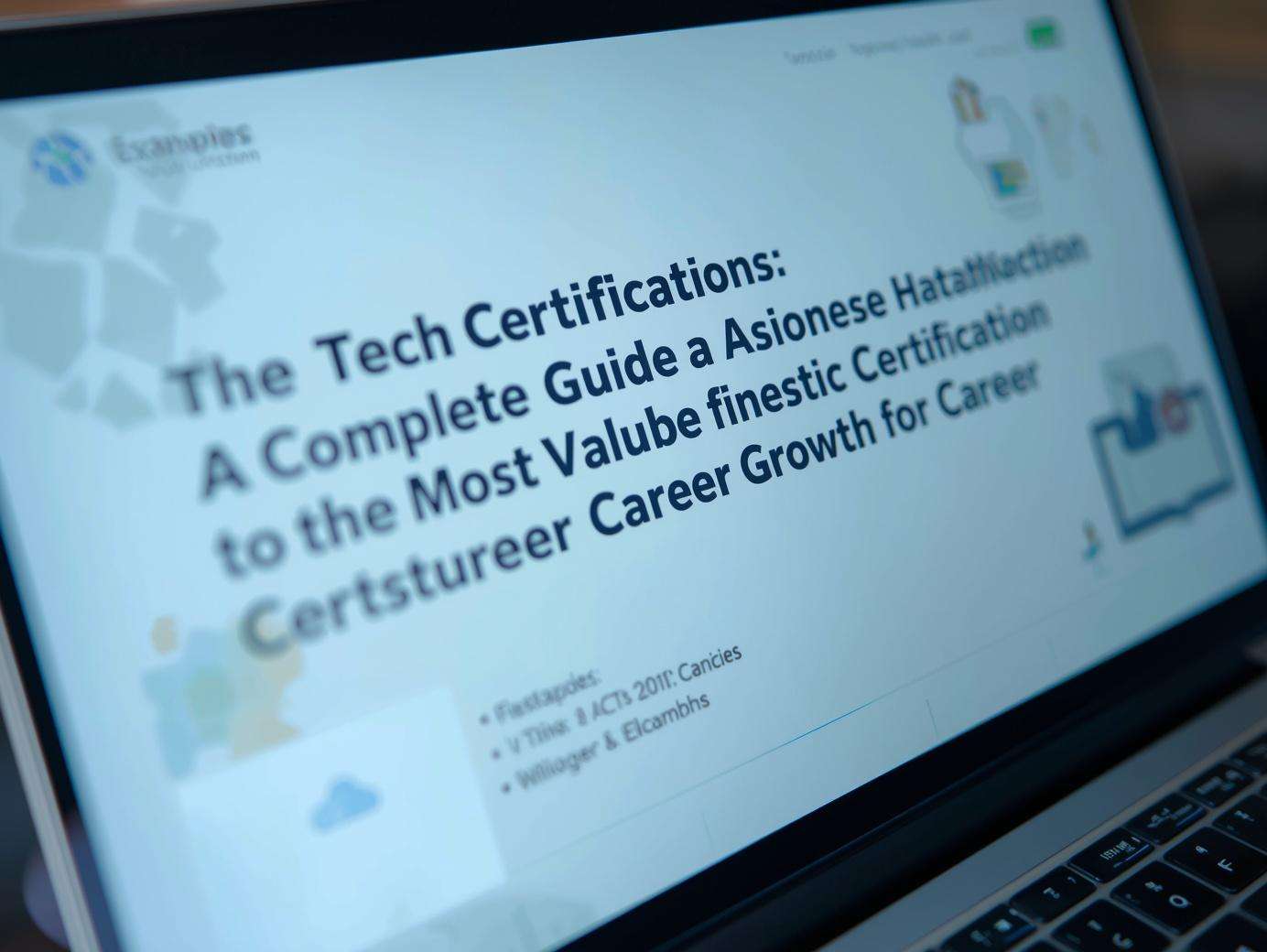 Examples Tech Certifications: A Complete Guide to the Most Valuable Certifications for Career Growth